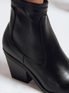 Botki damskie jesienne czarne Dstreet ZY1018