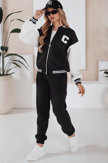 Komplet damski dresowy CELIA czarny Dstreet AY0771