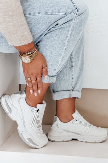 Sneakersy damskie białe Dstreet ZY1017
