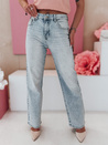 Spodnie damskie wide leg jeansowe DIAMONTI niebieskie Dstreet UY2475_1