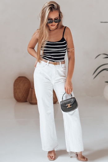 Body one size w paski STRIP BACK czarne Dstreet RY2900