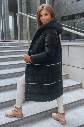 Kurtka zimowa damska DIAMON PREMIUM czarna Dstreet TY2956