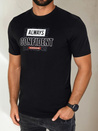 Koszulka męska z nadrukiem czarna Dstreet RX5407