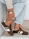 Sneakersy damskie brązowe Dstreet ZY1049
