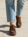 Sneakersy damskie brązowe Dstreet ZY1372