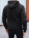Bluza męska ocieplana z kapturem czarna Dstreet BX5918