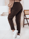 Spodnie damskie jeansowe STREETSTYLE brązowe Dstreet UY2393