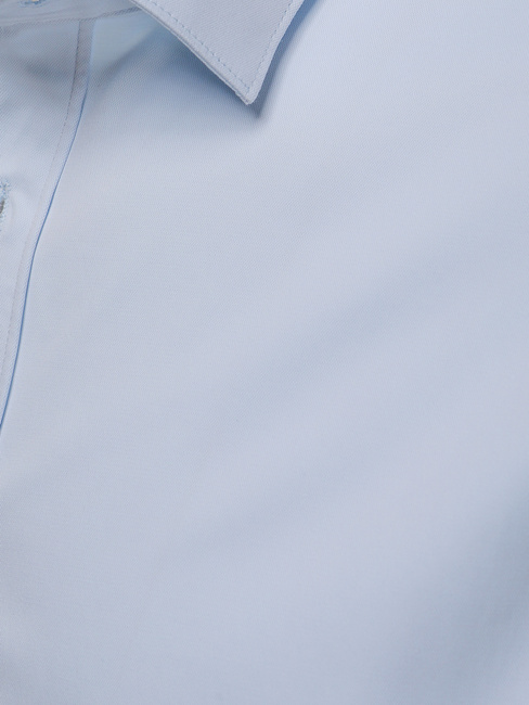 Koszula męska REGULAR FIT elegancka gładka błękitna Dstreet DX2687