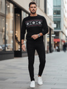Sweter męski czarny Dstreet WX2276