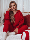 Komplet dresowy damski AMILIA PREMIUM czerwony Dstreet AY1114