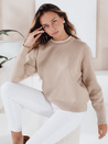 Damski sweter basic DARMILA beżowy Dstreet MY2507