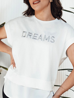 T-shirt damski DREAMY ecru Dstreet RY2521_2