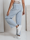 Spodnie damskie jeansowe wide leg FLOWLESS niebieskie Dstreet UY2682
