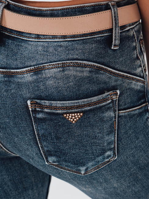 Jeansy damskie skinny granatowe Dstreet UY2818