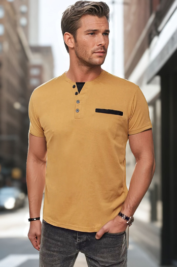 Koszulka męska ala polo khaki Dstreet RX5632