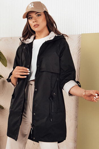 Kurtka przejściowa damska parka MEROY czarna Dstreet TY4290