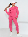 Komplet dresowy FITT damski różowy AY0140