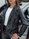 Kurtka skórzana damska ramoneska ERIPA czarna Dstreet TY4555