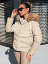 Kurtka zimowa damska pikowana khaki Dstreet TY5410