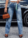 Spodnie jeansowe damskie szerokie CITYBLUES niebieskie Dstreet UY2234