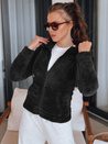 Bluza damska z kapturem czarna Dstreet BY1556