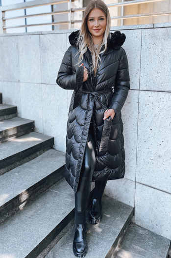 Płaszcz damski zimowy SCARLET czarny Dstreet TY3807