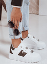 Sneakersy damskie na platformie białe Dstreet ZY1058