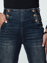 Spodnie damskie VIVEZZI jeansowe niebieskie Dstreet UY2228