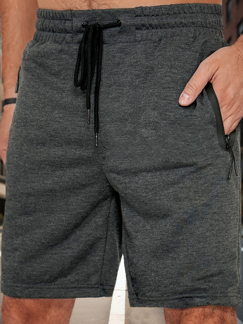 Spodenki męskie dresowe ciemnoszare Dstreet SX2482