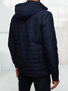 Kurtka męska pikowana z kapturem granatowa Dstreet TX4993