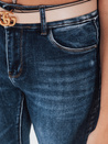 Jeansy damskie push up niebieskie Dstreet UY2795