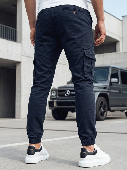Spodnie męskie bojówki granatowe Dstreet UX4181