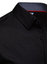 Koszula męska SLIM FIT elegancka gładka czarna Dstreet DX2596