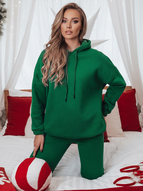 Komplet damski dresowy KSENIIA PREMIUM zielony Dstreet AY1111
