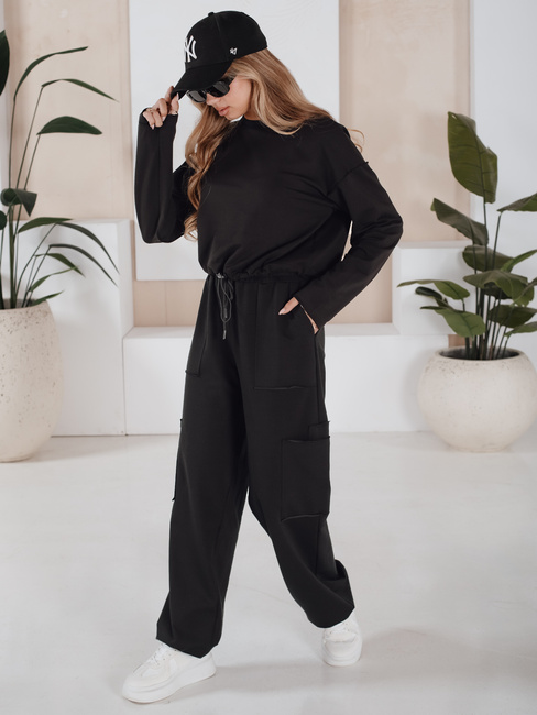 Komplet dresowy damski CHARM czarny Dstreet AY0957