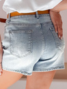 Spodenki damskie jeansowe z paskiem SUNNY JIN niebieskie Dstreet SY0470