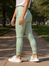 Spodnie damskie dresowe FITS miętowe Dstreet UY0587z