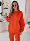 Komplet damski dresowy ARIELLA PREMIUM pomarańczowy Dstreet AY0724