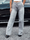 Spodnie jeansowe damskie ZIPELLA z wysokim stanem baggy szare Dstreet UY2207