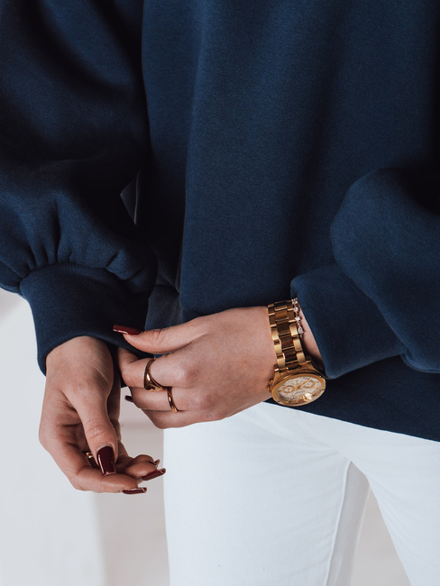 Bluza damska one size COSYONE granatowa Dstreet BY1350