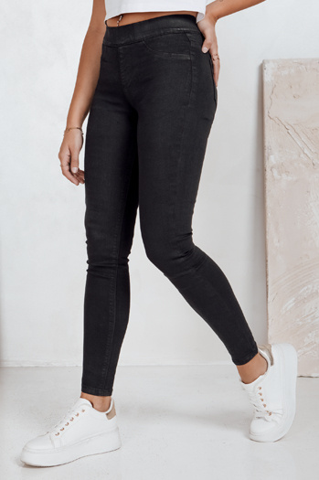 Spodnie damskie skinny jeans czarne Dstreet UY2746