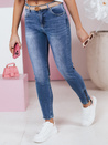 Spodnie damskie jeansowe skinny WERNI granatowe Dstreet UY2366_1