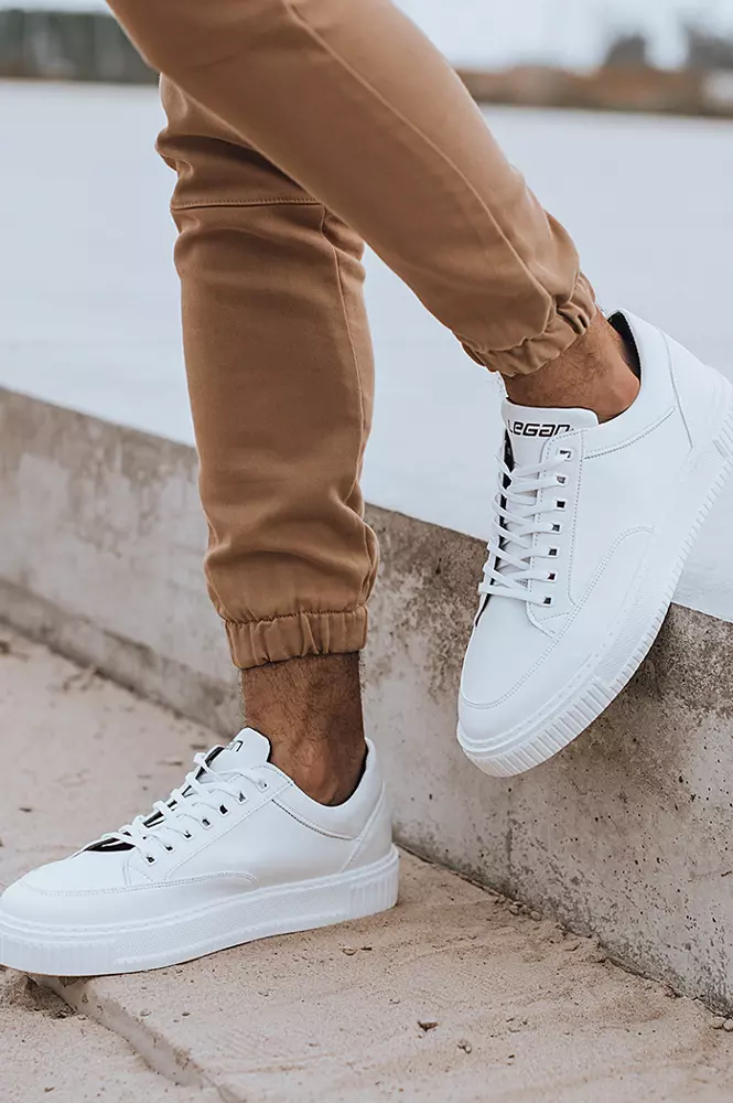 Sneakersy męskie białe Dstreet ZX0205