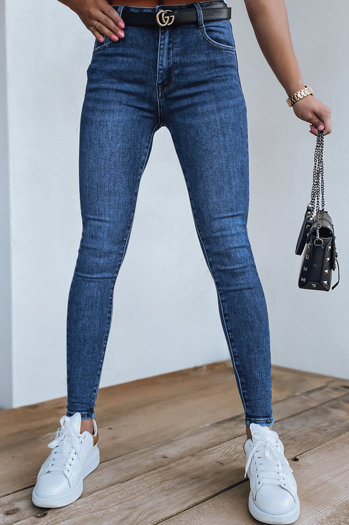 Hudson Dopasowane jeansy niebieski Wygl\u0105d w stylu miejskim Moda Jeansy Dopasowane jeansy 