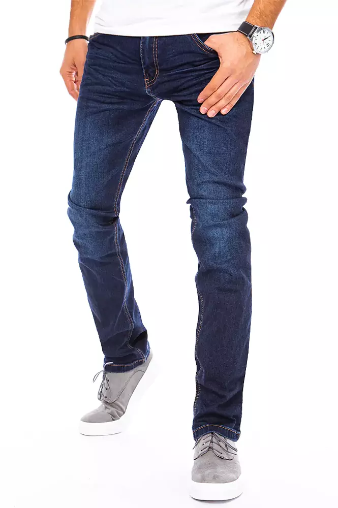 Spodnie męskie jeansowe niebieskie Dstreet UX3458