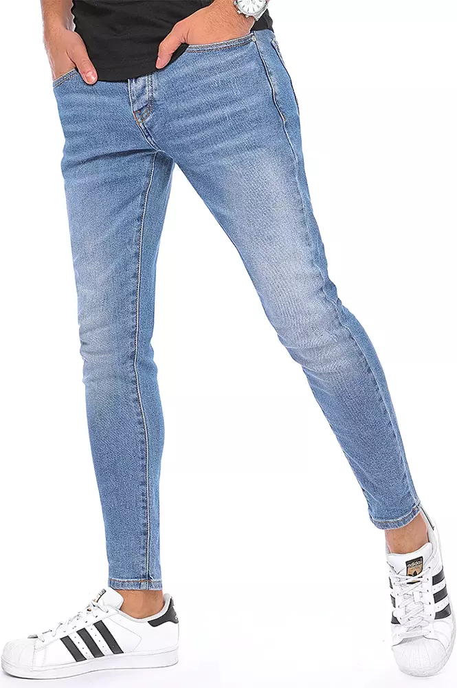 Spodnie męskie jeansowe niebieskie Dstreet UX3488