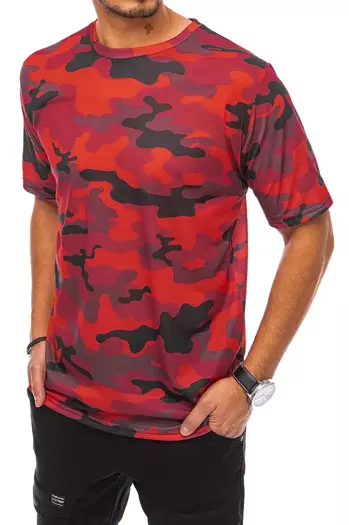 T-shirt męski czerwony Dstreet RX4694