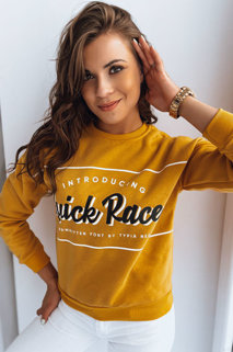 Bluza damska dresowa RACE żółta Dstreet BY0827z