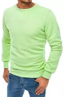 Bluza męska gładka jasnozielony Dstreet BX5105
