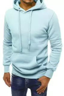 Bluza męska z kapturem błękitna Dstreet BX5107
